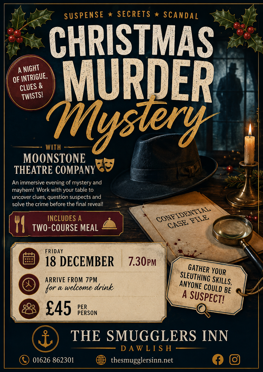Christmas Murder Mystery Night - Friday 18th December