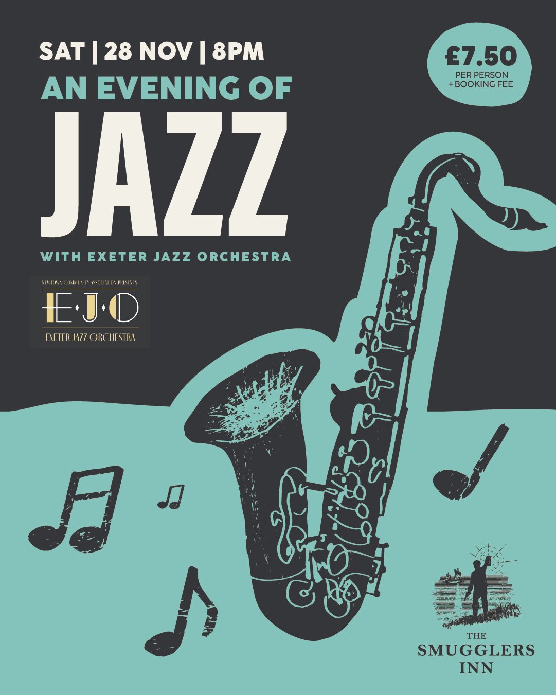 An Evening of Jazz - Saturday 28th November 8pm