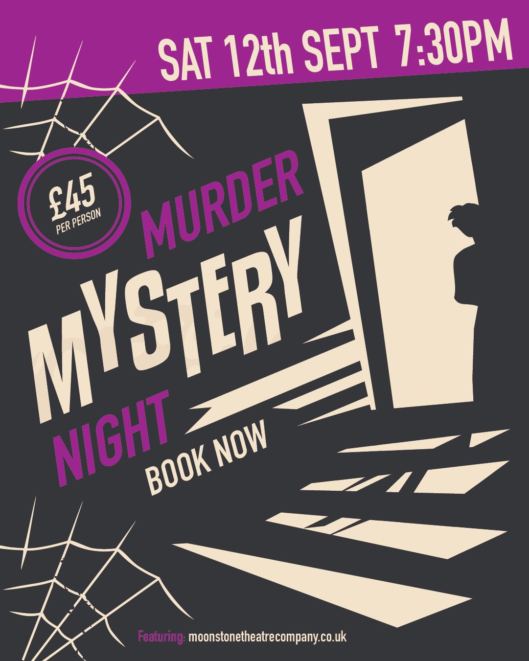 Murder Mystery Night - Saturday 12th September 7:30pm